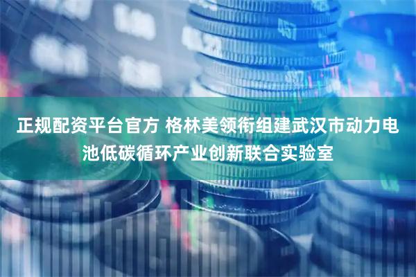 正规配资平台官方 格林美领衔组建武汉市动力电池低碳循环产业创新联合实验室