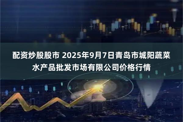 配资炒股股市 2025年9月7日青岛市城阳蔬菜水产品批发市场有限公司价格行情