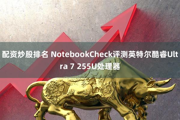 配资炒股排名 NotebookCheck评测英特尔酷睿Ultra 7 255U处理器